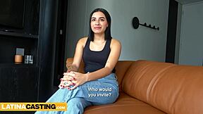 Amateur fat ass Latina teen 18+ with small tits rides pov cowgirl like a pro