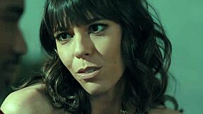 Cougar with small tits lures her stepson's black friend into intense interracial action