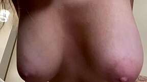 amateur babe in dress rides cowgirl after party with boyfriend in homemade missionary sex