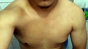 Enjoying a rich masturbation session