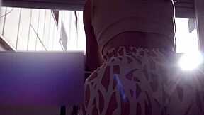 I accidentally wet my stepsister's pants during our encounter. We strip naked in the room for anal creampie assfucking blowjob deepthroat doggystyle riding with big cock and curvy teen body.