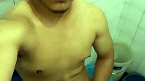 Enjoying a rich masturbation session