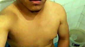 Enjoying a rich masturbation session