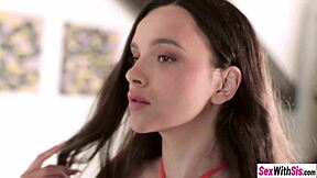 ohana petite seduces stepbro in short skirt