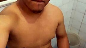 Enjoying a rich masturbation session