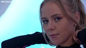 uh, this alternative halloween in space gets wild with gymnast ella elastic doing first time anal and deepthroat, ending in facial cumshot on her tight pussy and small tits