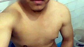 Enjoying a rich masturbation session