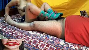 Desi bhabhi cheats on husband with tight pussy deepthroat for sons friend