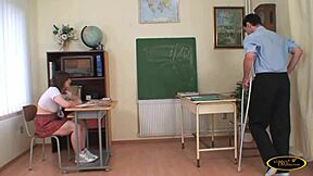 Classroom Sex Cheerleader Blowjob Upskirt Fetish Monster Cock Teen Riding