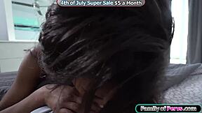 Don't talk stepbro just let me deepthroat your uncut cock now