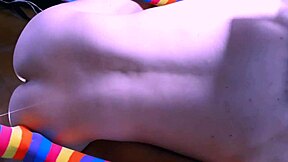 Why did the college student end up having a passionate night with her classmate?