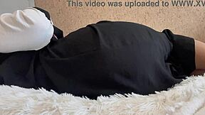 Watch This Arab Teen Go Wild Without Panties!