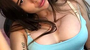 Beautiful teen shows her tits live