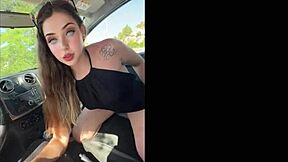 I met this xvideos follower and we ended up riding cowgirl in his car for a public petite teen homemade video.