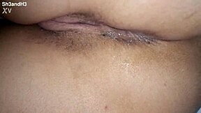 She got all wet after that hot fuck in the bedroom with her skinny body and natural tits.