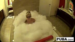 Can Elsa Jean tempt you with her hotel room and exposed pussy display?