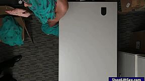 I caught this Arab teen 18+ shoplifter and boned her with my big cock