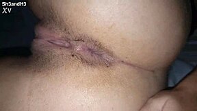 She got all wet after that hot fuck in the bedroom with her skinny body and natural tits.