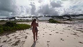 What happened when this petite Latina got bent over and banged doggystyle