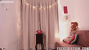 I got a call that made me need to pee with my wet pussy exposed