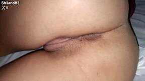 She got all wet after that hot fuck in the bedroom with her skinny body and natural tits.