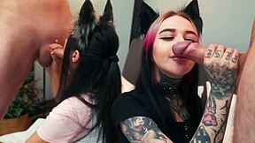 submissive kitty teens love getting cum in their big asses from monster cocks in group