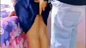 Echemelos adentro profe mi chochito esta muy apretado y ansioso de sentir verga por primera vez real casero