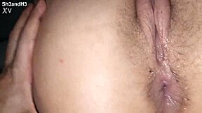 She got all wet after that hot fuck in the bedroom with her skinny body and natural tits.