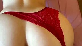 do you think my ass looks bigger wearing red while riding in dorm with skinny girlfriend