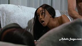 Busty ebony teen 18+ climbed on step dad's lap in the indoor tent. She rode him hard while stepmom napped nearby - Lily Starfire Ken Feels.