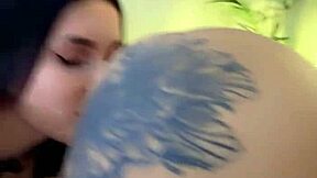 Two naughty girls explore anal toys and dildo riding in a passionate lesbian encounter