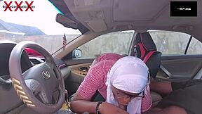 Horny School Girl Begs Uber Driver For Sex And Gets Pounded Doggystyle In The Car!