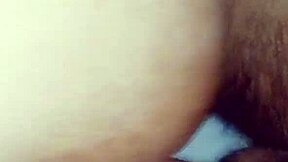 desi bhabhi takes doggystyle anal from husband, leading to tight gaping creampie action