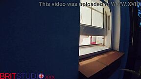 Watching your neighbour in the shower, her wet pussy dripping as she flashes that curvy body 😏.