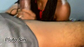 Stepsister Vera bends over to ride stepbro fat cock in doggystyle quickie with ebony teen pussy wet