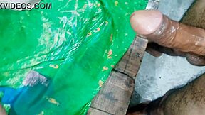 desi bhabhi takes doggystyle anal from husband, leading to tight gaping creampie action