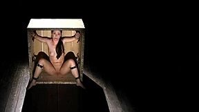 master, i'm your petite 18+ slave strapped in this wooden box now