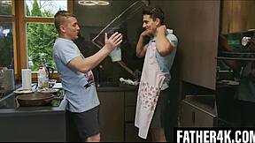 steves stepsons girlfriend made a stupid mistake and confused him with her boyfriend however there seems to be no discontent because he got her pancakes