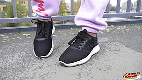 german scout chats up petite latina michy perez for big dick anal at pickup casting 😈🍑