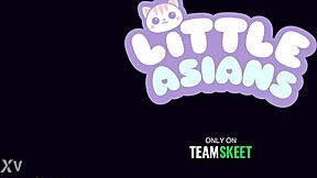 Feeling Intense Desire as Little 18+ Asian Jade Kimiko Rides in Cosplay with Parker Ambrose