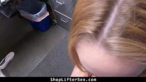 I'm the teen thief, and I'll humor the loss prevention officer to earn my freedom