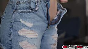 Blonde teen Freya Parker joins hot Madison Summers for big cock blowjob and hardcore sex. They ride monster cock with tits bouncing.