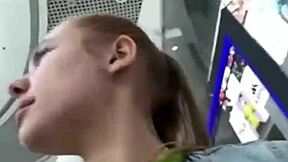 Uh, 18yo BBW with big ass and tits gets creampie. Then squirting pussy while fingering outdoors in public, ya know?