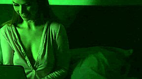 Busty redhead enjoys an intense workout session with a strong partner in stylish lingerie.