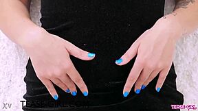 SWEET TEEN 18+ BLONDE GETS TEASED IN CASTING INTERVIEW