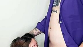 Amateur 18 Years Gets Cute Facial Cumshot