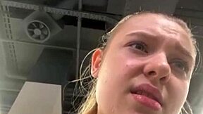 Uh, 18yo BBW with big ass and tits gets creampie. Then squirting pussy while fingering outdoors in public, ya know?