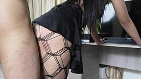 Hey Horny Stepsister, Can I Lick and Slap Your Cute Small Tits and Legs?