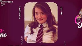 Quick facial for your chubby 18 year old girlfriend in sexy cosplay!