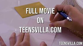 Threesome surprise Anny Aurora Nikki Fox Kristof Cale with blowjob and petite teen ass